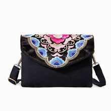 Load image into Gallery viewer, Embroidered Canvas Satchel Women&#39;s Single Shoulder Mini Messenger Bag Embroidered Bag

