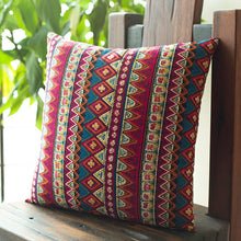 Load image into Gallery viewer, Vintage ethnic style throw pillow cushion backrest pillow bohemian
