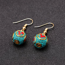 Load image into Gallery viewer, Nepalese style simple earrings
