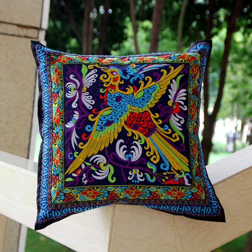 Ethnic Cloth Pillow Living Room Retro Cushion Sofa Office Bedside Pillow Case Cushion Cover