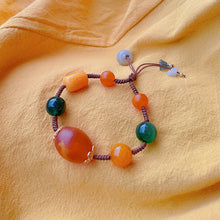 Load image into Gallery viewer, Handmade Multi-treasure bracelet bracelet creative braid bracelet Bodhi diamond turquoise hand string lovers gift
