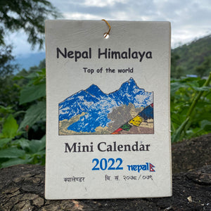 Nepal's world top handmade paper notebook Himalayan snow mountain