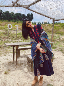 Ethnic style Tibetan wear cape coat shawl Lhasa scarf women wear grassland cloak outside