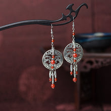 Load image into Gallery viewer, Ethnic Style Earrings Exaggerated Vintage Tassel Earrings Antique Style Earrings
