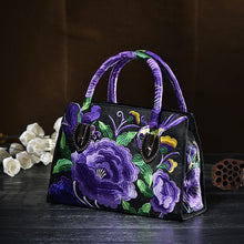 Load image into Gallery viewer, National style embroidered  Messenger Bag Handbag Single Shoulder Bag Canvas
