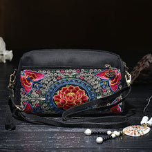 Load image into Gallery viewer, New Handheld Women&#39;s Bag Ethnic Style Embroidery Bag Embroidery Canvas Bag Cross Shoulder Bag Handbag
