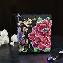 Load image into Gallery viewer, Ethnic style women&#39;s bag embroidery bag embroidered canvas bag coin purse small bag women&#39;s bag clutch bag mini cross-body bag
