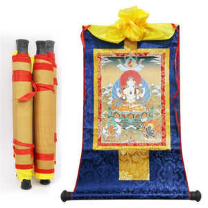 Tibetan Thangkas Tibetan Hand Painted Buddhism Accessories Religious Scroll Wall Painting Decoration Home