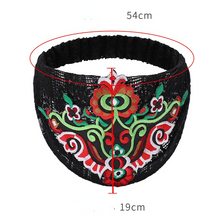 Load image into Gallery viewer, Women&#39;s fashion trends in hairband ethnic headdress embroidered hair accessories
