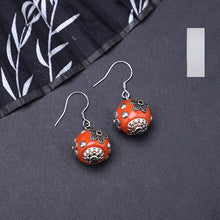 Load image into Gallery viewer, Tibetan-style style earrings, literary temperament, retro simple earrings, women&#39;s autumn and winter
