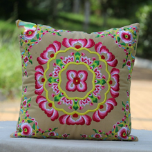 Load image into Gallery viewer, New Ethnic Embroidery Pillow Cover
